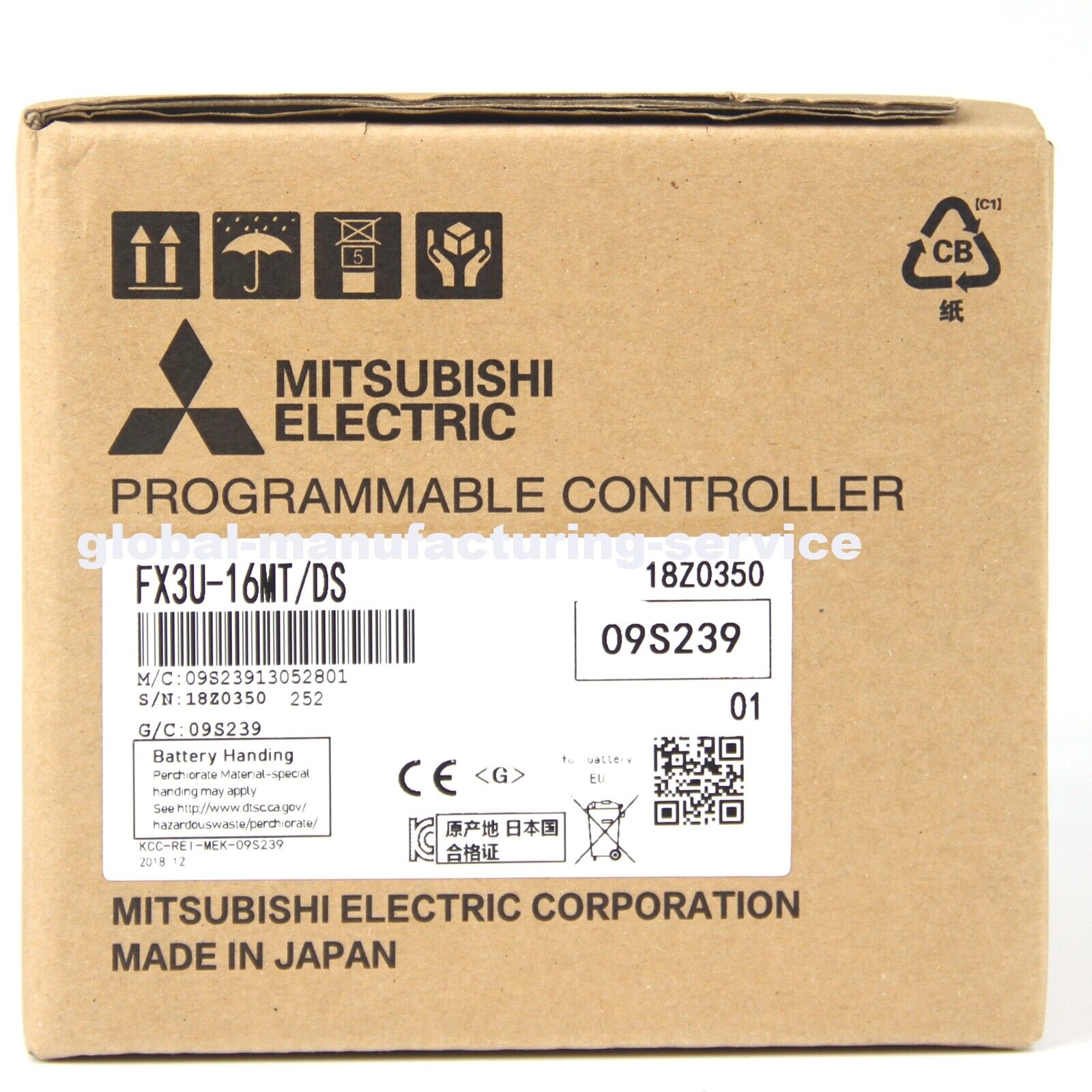 Mitsubishi FX3U-16MT/DS - MITSUBISHI