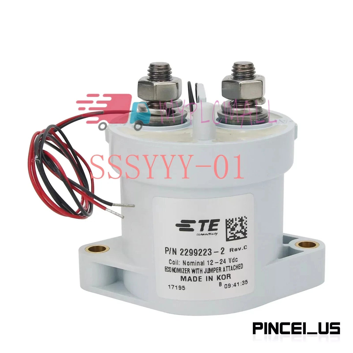 1PCS TE High-voltage DC Contactor 2299223-2 12V-24VDC DC Relay 900V500A