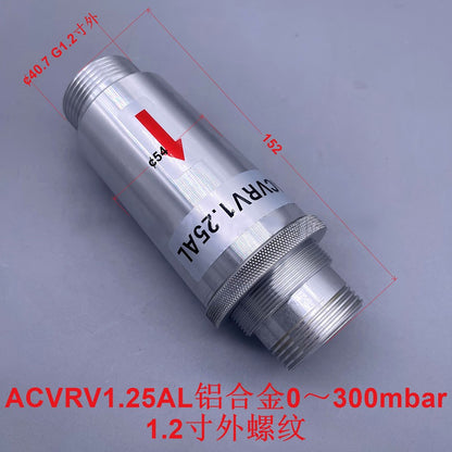 RV-01A RV-02A Blower Pressure Relief Valve 0-300mbar 300-600mbar 1PCS