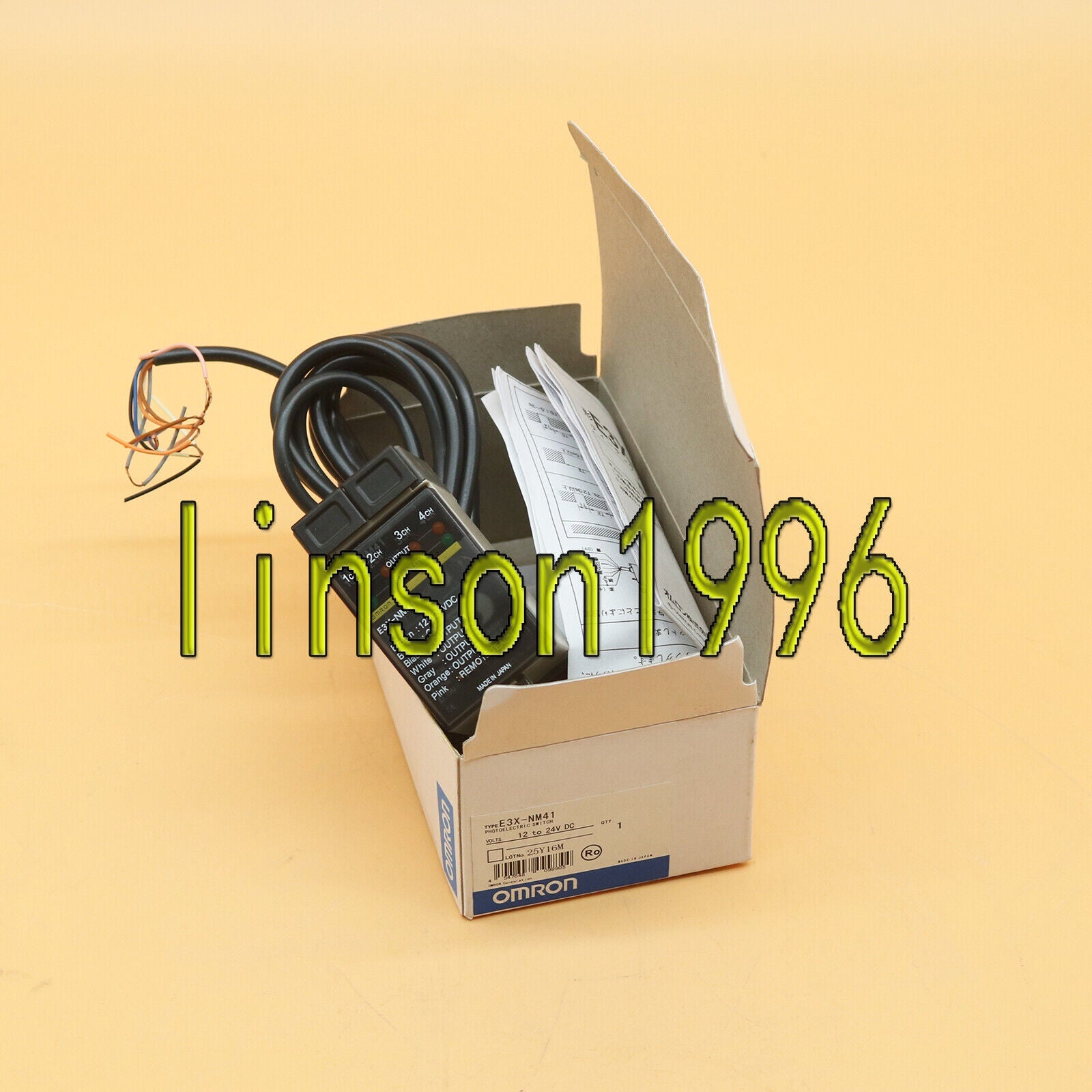 new ONE  Omron Amplifier Photoelectric Sensor E3X-NM41 Omron