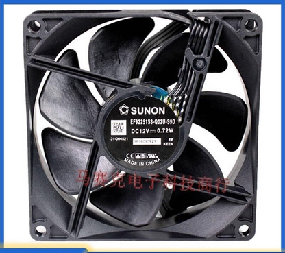 SUNON EF92251S3-Q02U-S9D 12V 0.72W 9025 9cm Inverter Case Cooling Fan