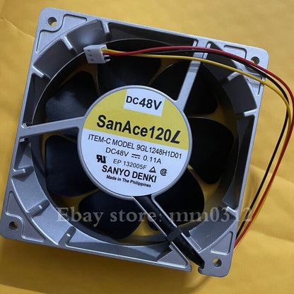 SANYO 9GL1248H1D01 Aluminum Frame Inverter Fan 48V 0.11A 12038 - SANYO