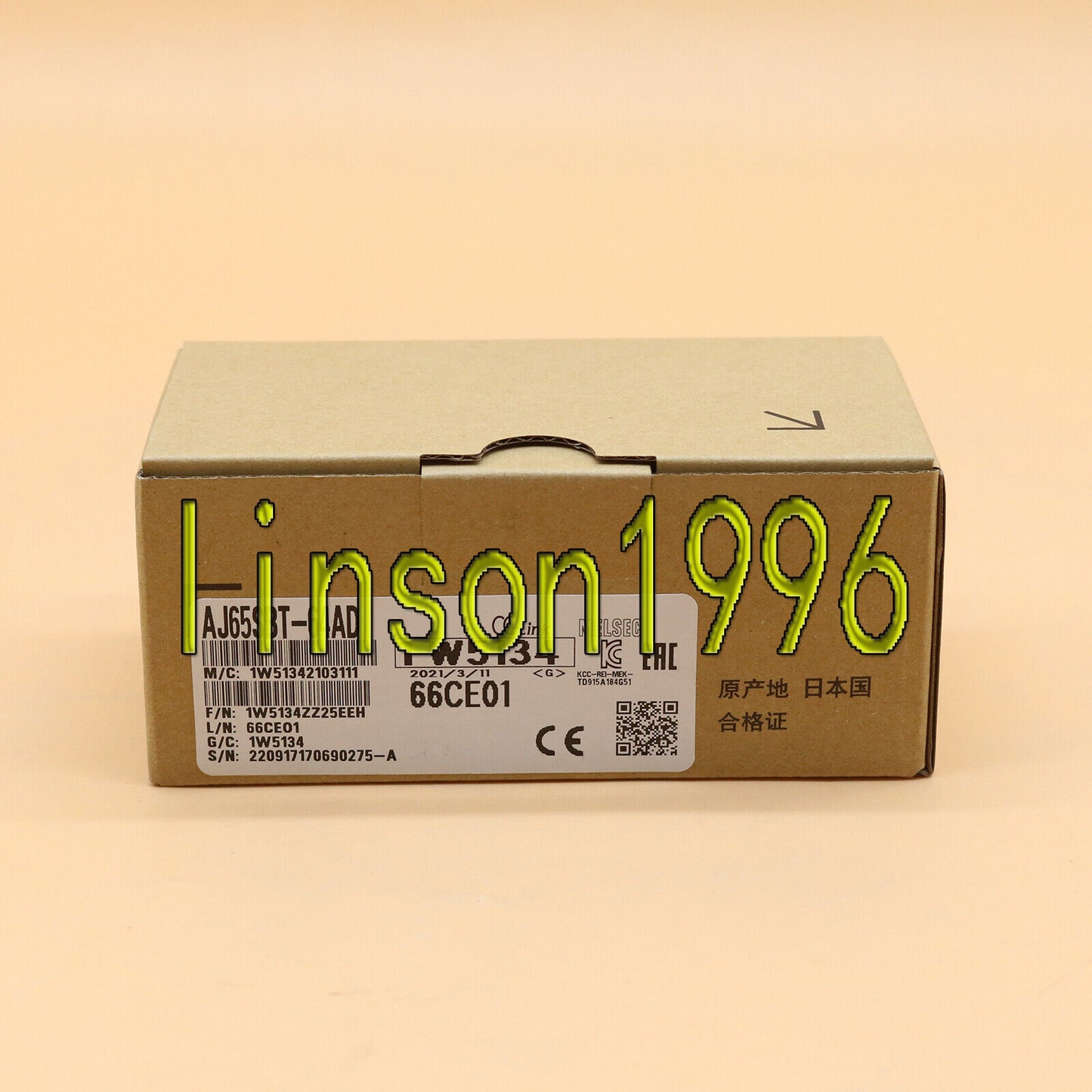 Mitsubishi 1PC Industrial Control System AJ65SBT-64AD - MITSUBISHI