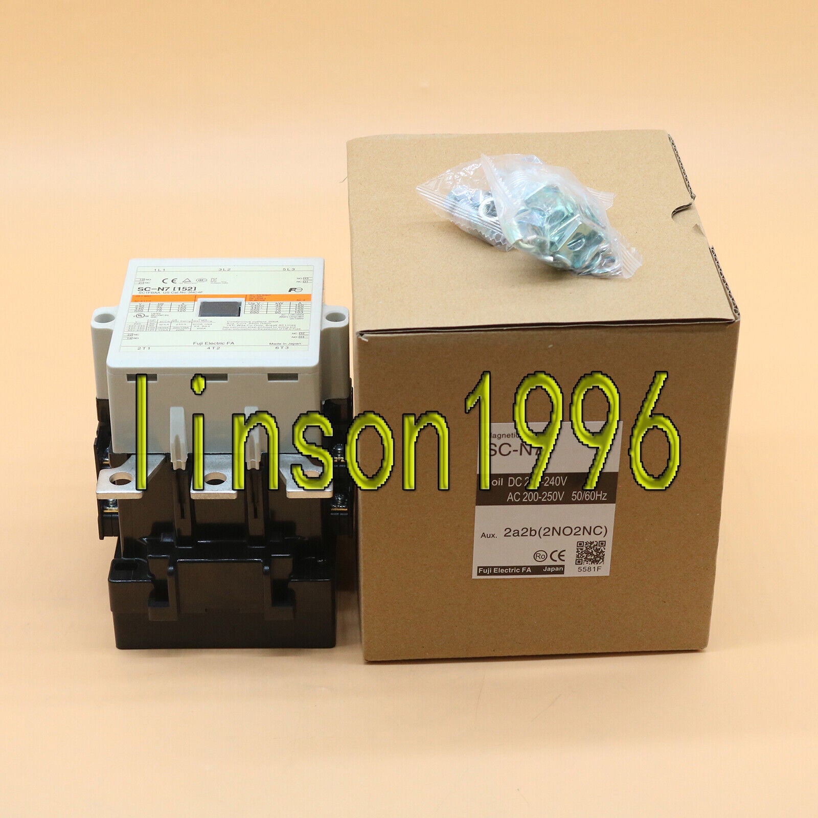 new One Fuji SC-N7 [152] 220VAC Contactor Switch Fast - ONE FUJI