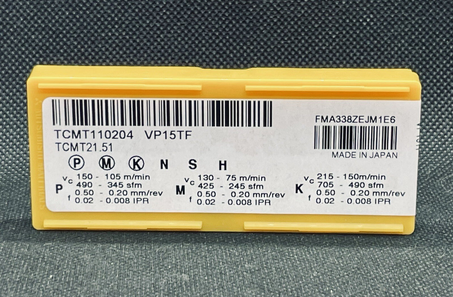 Mitsubishi Diaedge TCMT 21.51 TCMT 110204 VP15TF Carbide Inserts - 10 pcs