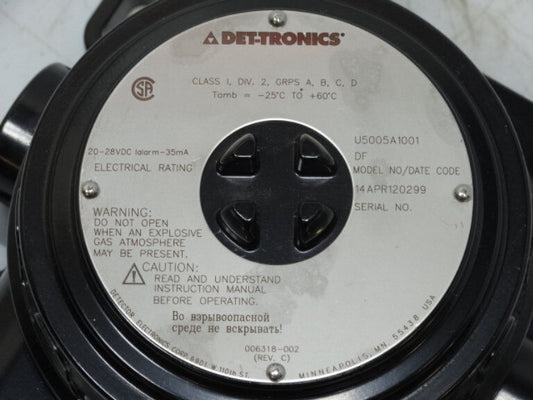 U5005A1001 Sensor by DET-TRONICS | High-Precision Industrial Sensor | U5005A1001 - DET-TRONICS