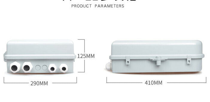 new 48-core split box SC cable fusion box full with flange IP55