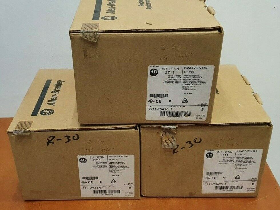 Allen Bradley 2711-T5A20L1 Ser B FRN 4.48 PanelView 550 HMI Touchscreen - ALLEN BRADLEY