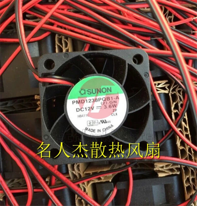 SUNON PMD1238PQB1-A 3828 12V 3.6W 3.8CM Gale volume double ball cooling fan