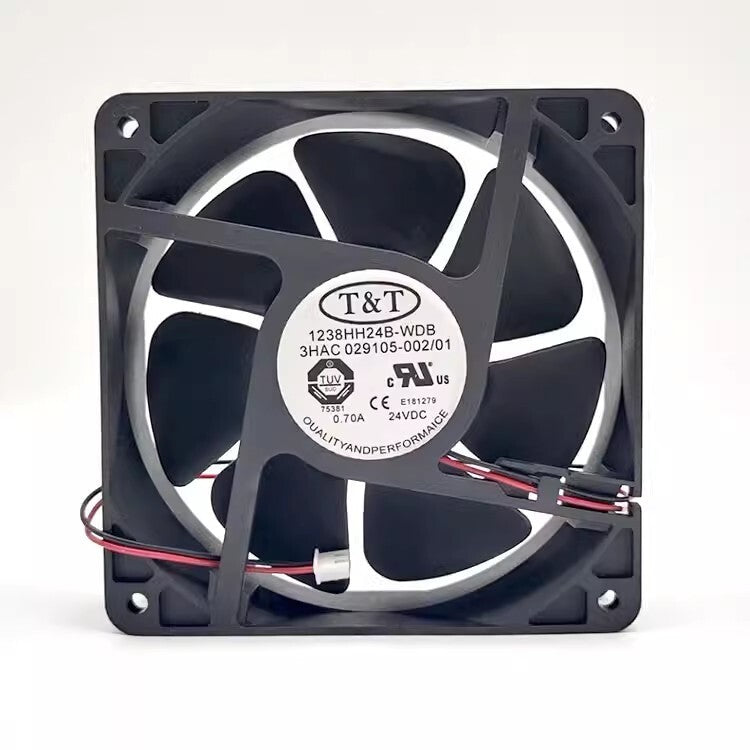 1PCS 1238HH24B-WDB DC24V 0.70A 2-Pin Cooling Fan