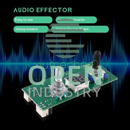 DSP Digital Reverberation Karaoke Reverb Board KTV Mixer Effector Anti-Whistling