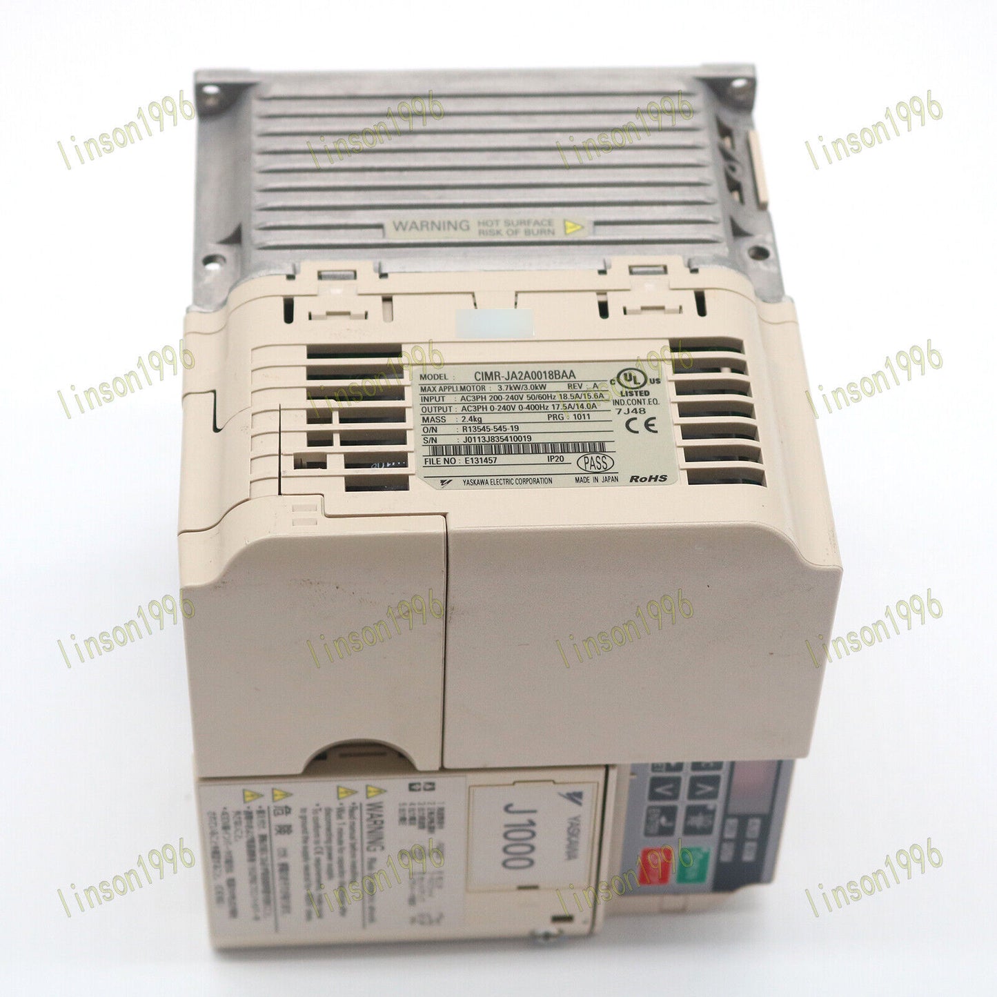 CIMR-JA2A0018BAA 220V 3.7KW Inverter - YASKAWA