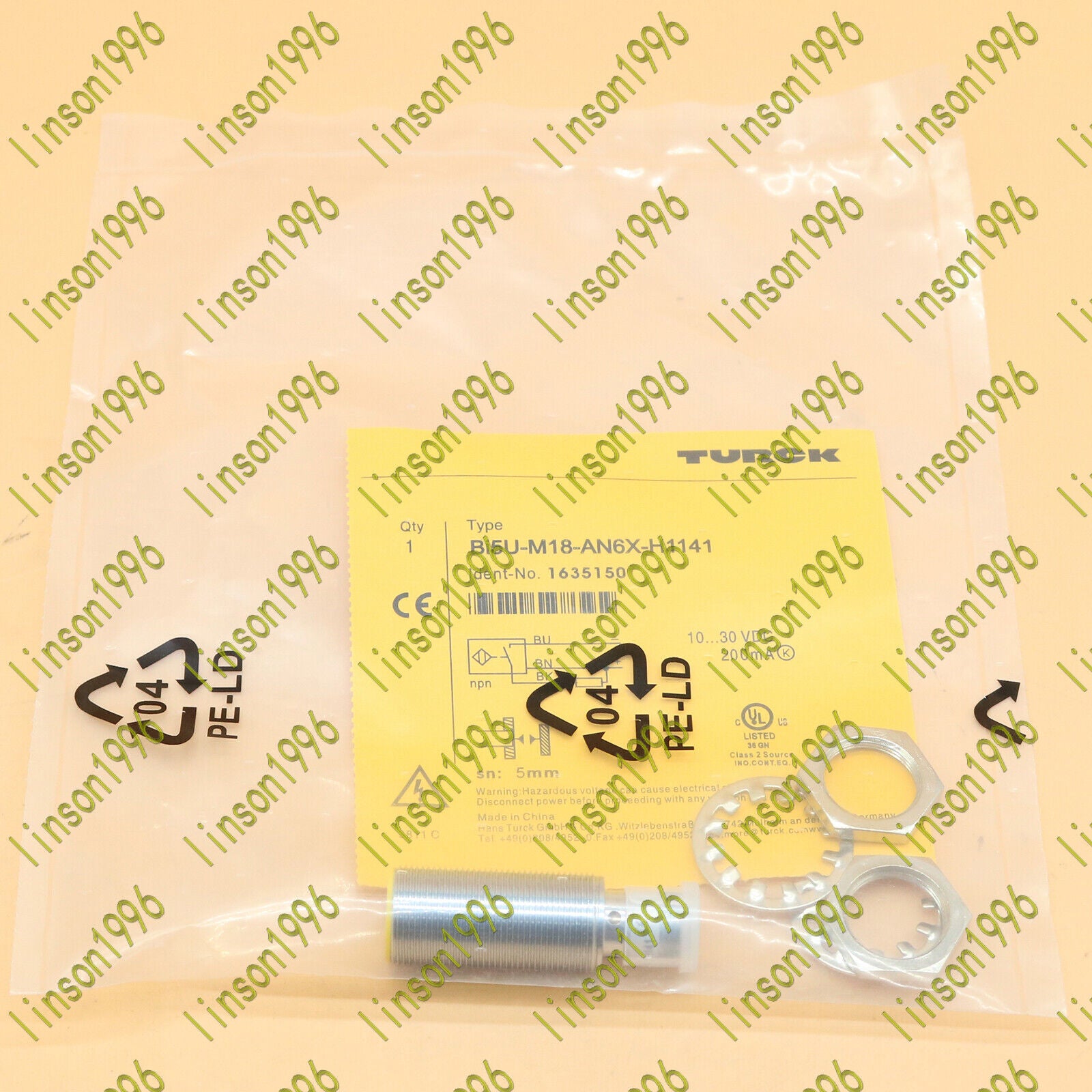 Turck BI5U-M18-AN6X-H1141 Proximity Switch Fast Ship - TURCK