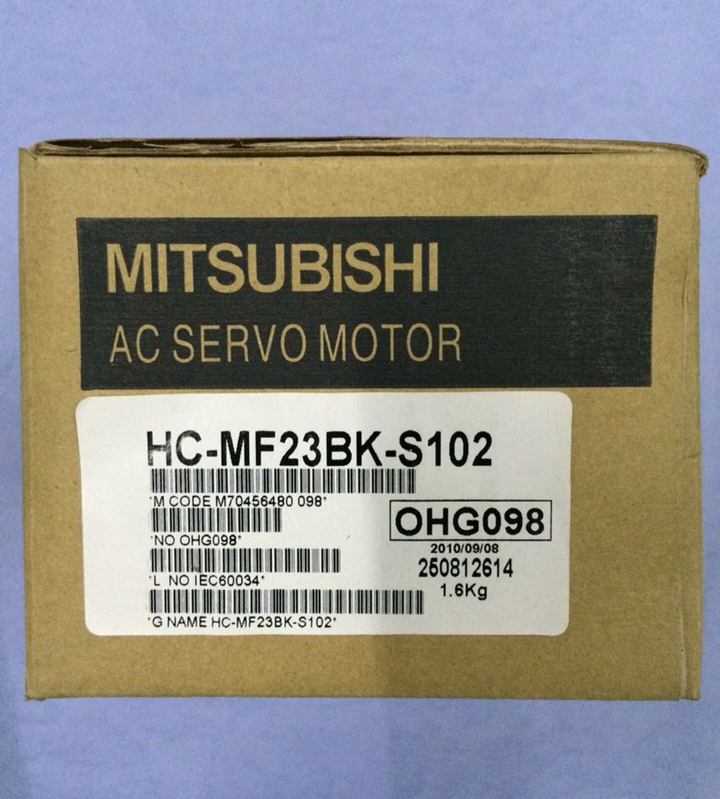 Mitsubishi Servo Motor HC-MF23BK-S102 One Year - MITSUBISHI