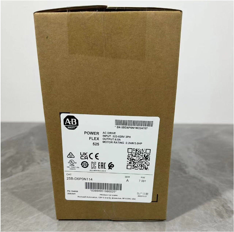 25B-D6P0N114 AB Allen Bradley PowerFlex 525 AC Drive - ALLEN BRADLEY