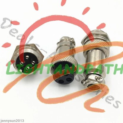 GX16/GX20/GX12 Ation Plug Male&Female Wire Panel Metal Connector 2/3/4/5/6Pin