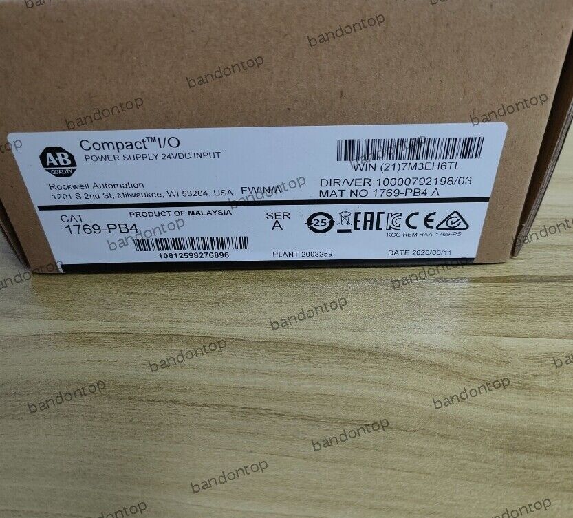 New Factory Sealed AB 1769-PB4 CompactLogix Power Supply 1769PB4 - COMPACTLOGIX