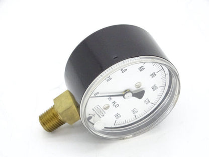 NOSHOK 25-200-160 GAUGE Pressure Sensor, Multi-Functional Industrial Gauge, Accurate Measurement for Various Media - NOSHOK
