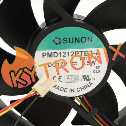 1Pcs SUNON PMD1212PTB3-A 12V 6.5W 12025 12CM 3-WIRES COOLING FAN