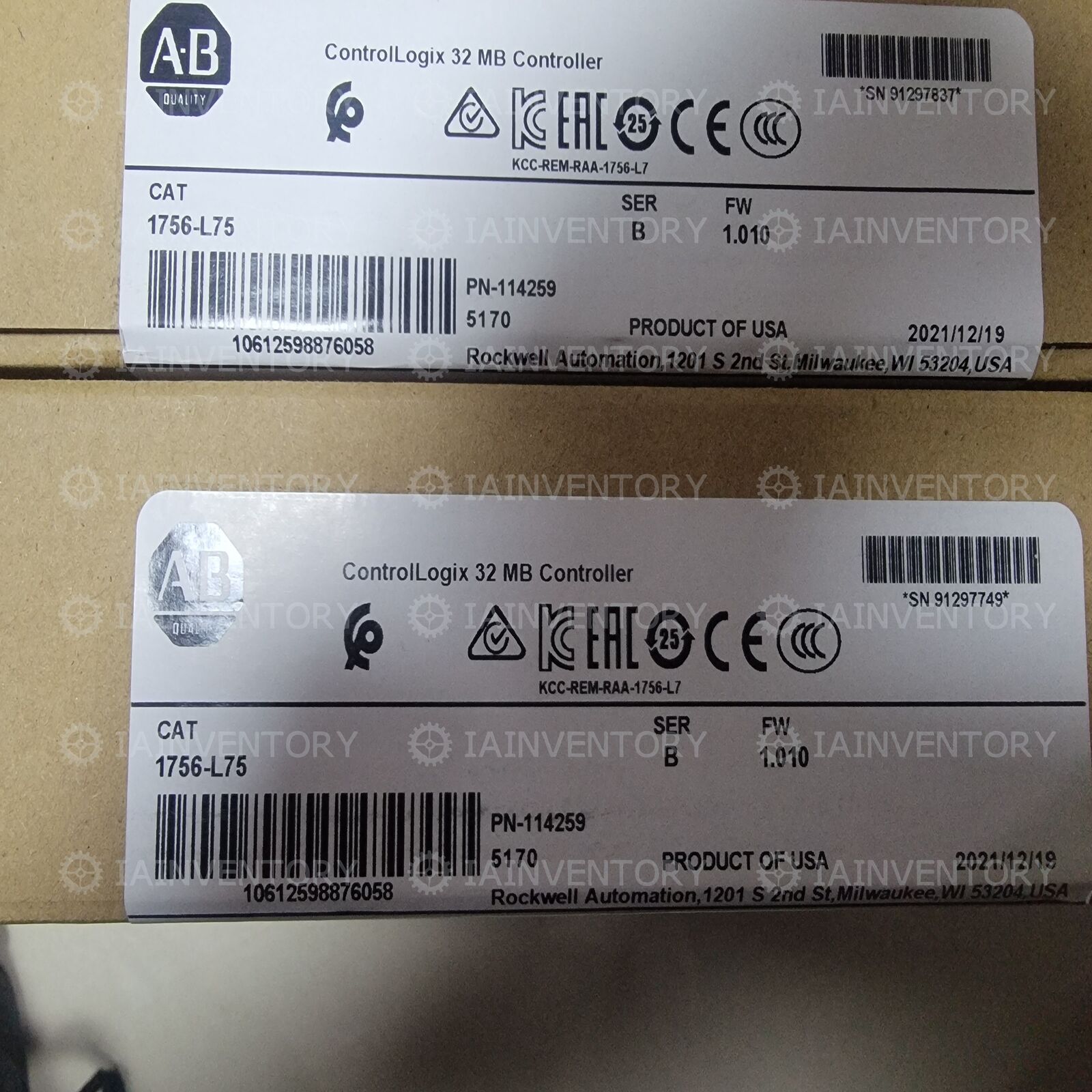 Allen-Bradley 1756-L75 Fast - ALLEN-BRADLEY