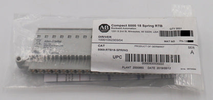 Allen-Bradley 5069-RTB18 Spring Compact 5000 Factory Sealed - Quality industrial springs for various applications - ALLEN-BRADLEY