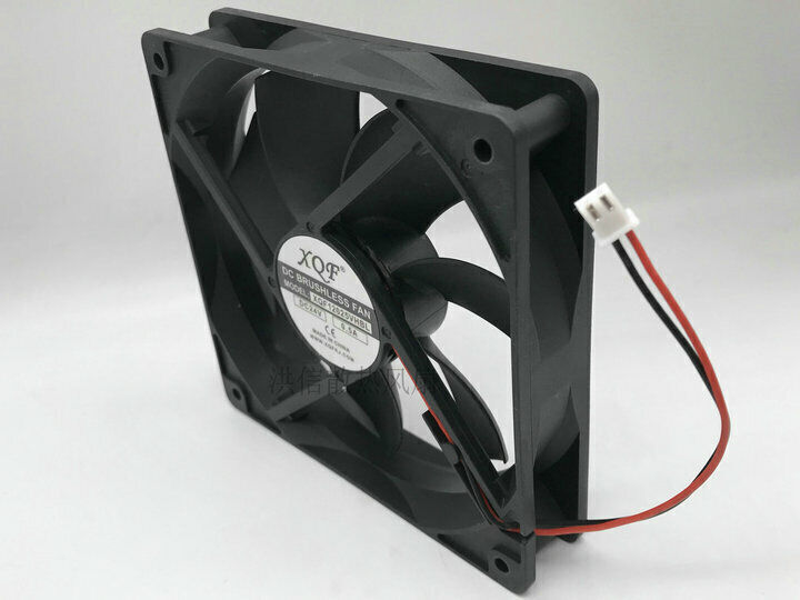 new 1x XQF Fan XQF12025VHBL DC 24V 0.5A 12025 12CM 2 Pin - HBL
