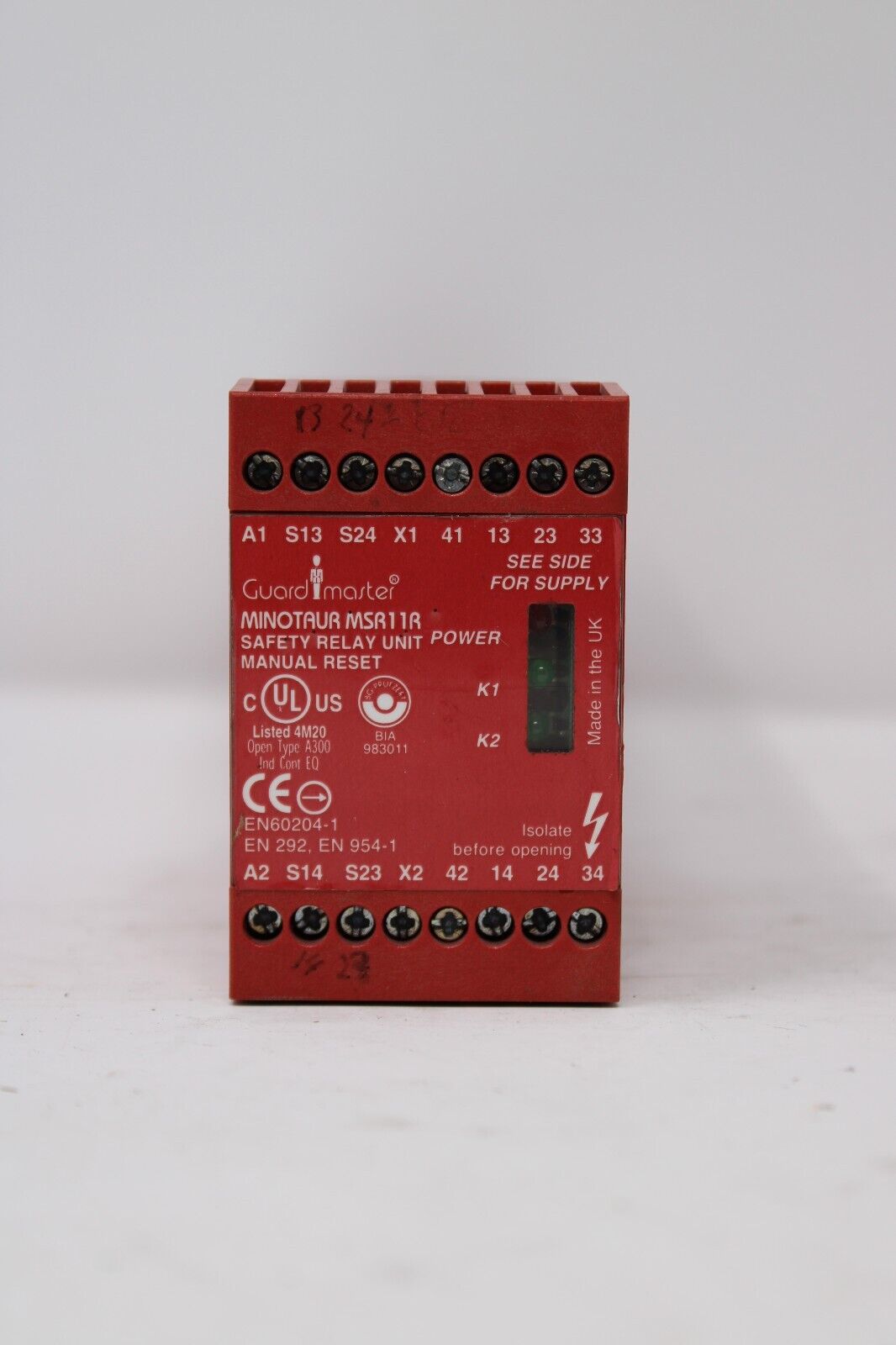used Allen Bradley 440R-J23044 Safety Relay - ALLEN BRADLEY