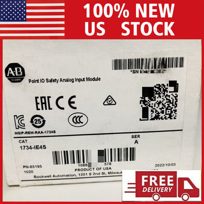Allen-Bradley 1734-IE4S Safety Input Module - ALLEN-BRADLEY