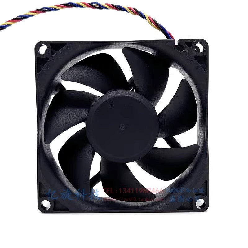 MJ CHA8012C 8025 DC12V 0.18A 8CM 4-Wire Mute Speed Control CPU Cooling Fan
