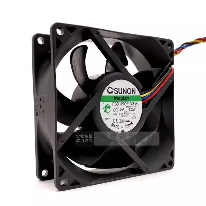 SUNON PSD1209PLV2-A 9032 DC12V 4.2W 4-Wire PWM Server Cooling Fan