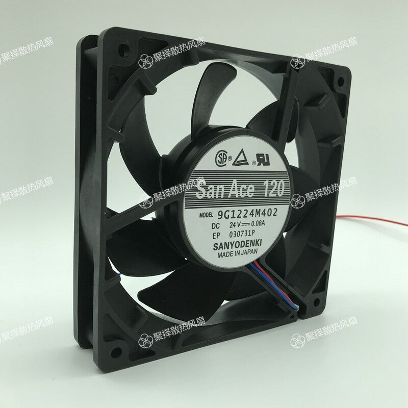 Sanyo 9G1224M402 24V 0.08A 12025 12CM mute inverter cooling fan