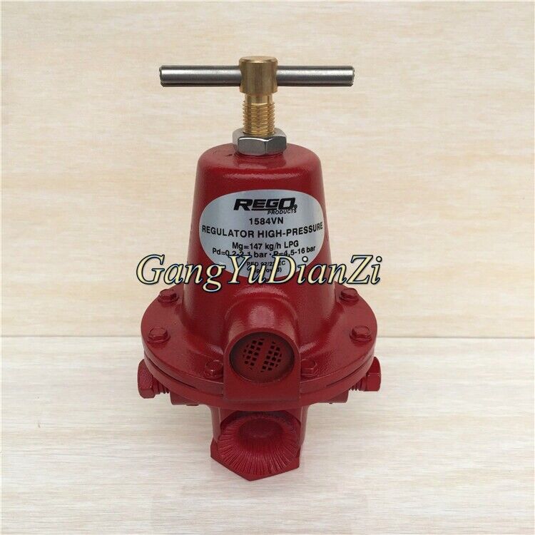 New REGO Pressure Reducing Valve Model 1584VN 147kg/h LPG - REGO