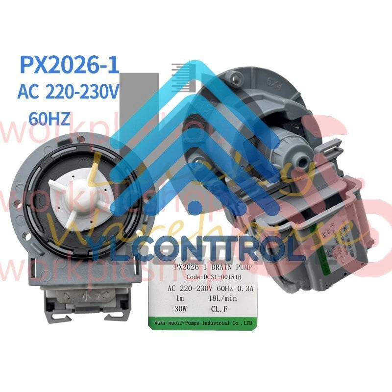 For Samsung Drain Pump PX2026-1 220-230V DC31-00181B PX2025-1 B15-6A DC31-00181A
