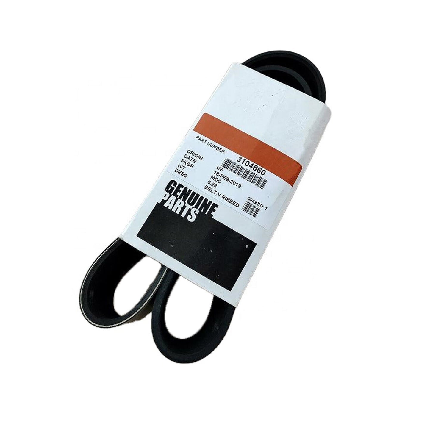 NEW CUMMINS 3104860 Ribbed V-Belt - CUMMINS