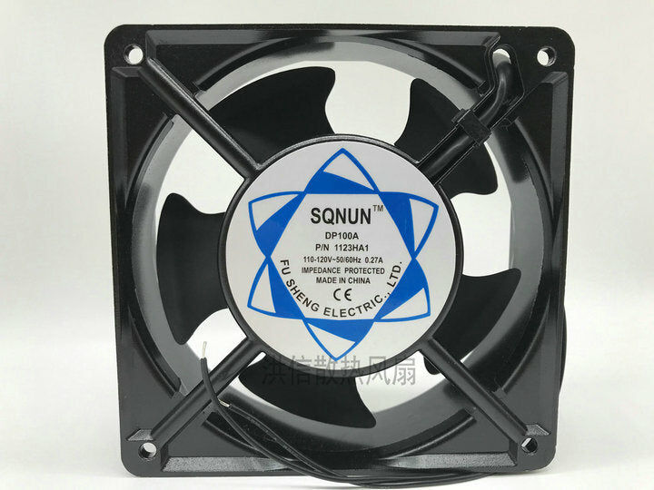 SQNUN DP100A P/N 1123HA1 110-120V 0.27A 12CM 12038 fan