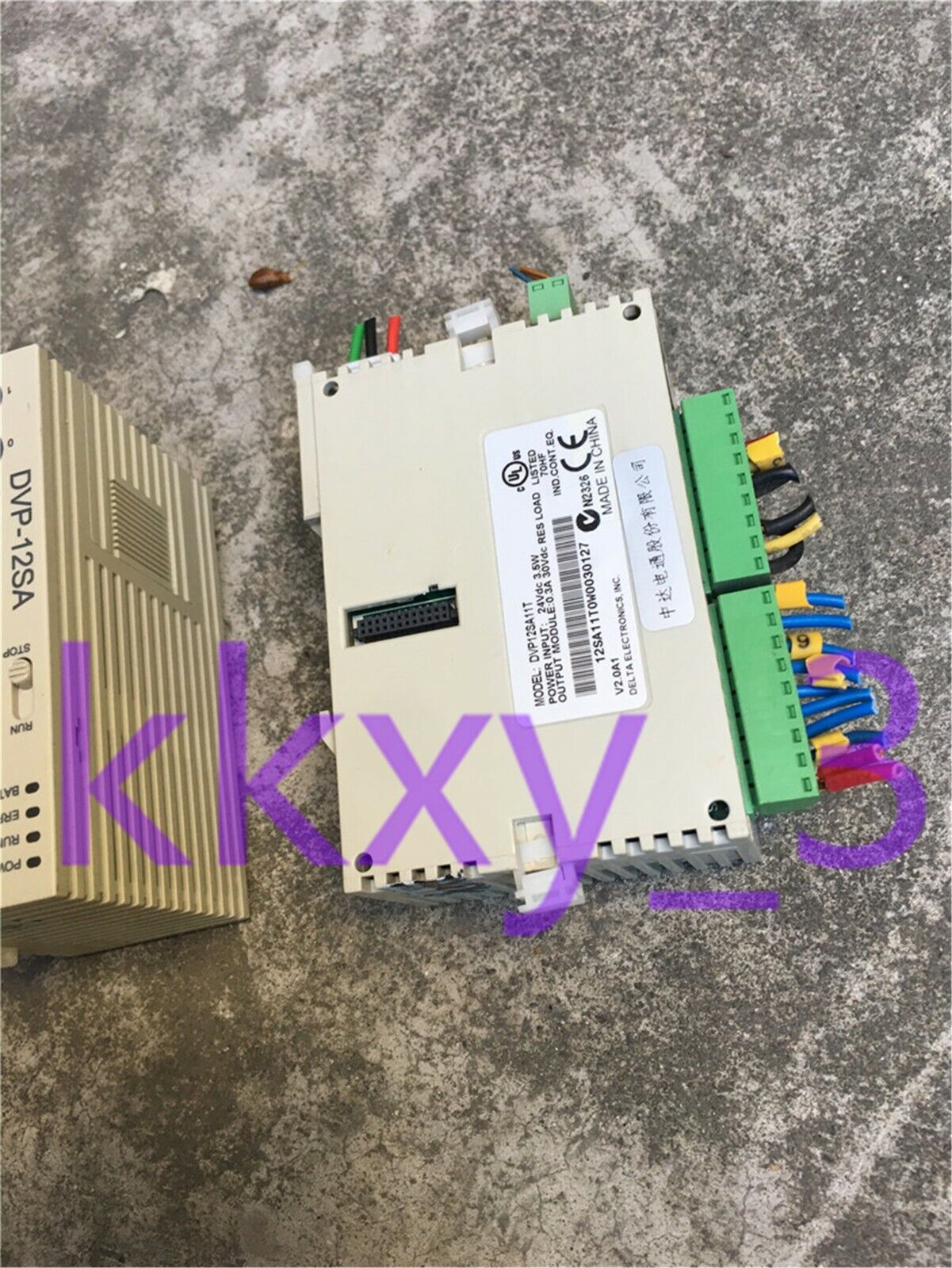 Used Delta DVP12SA11T PLC module - DELTA