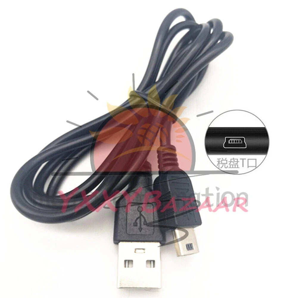 Mini usb T port for old hard disk radio mp3 mp4 Charger cable 80cm 1PCS