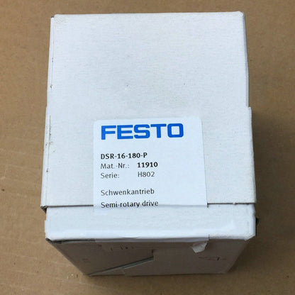 1 PC FESTO DSR-16-180-P 11910 Swing Cylinder - FESTO
