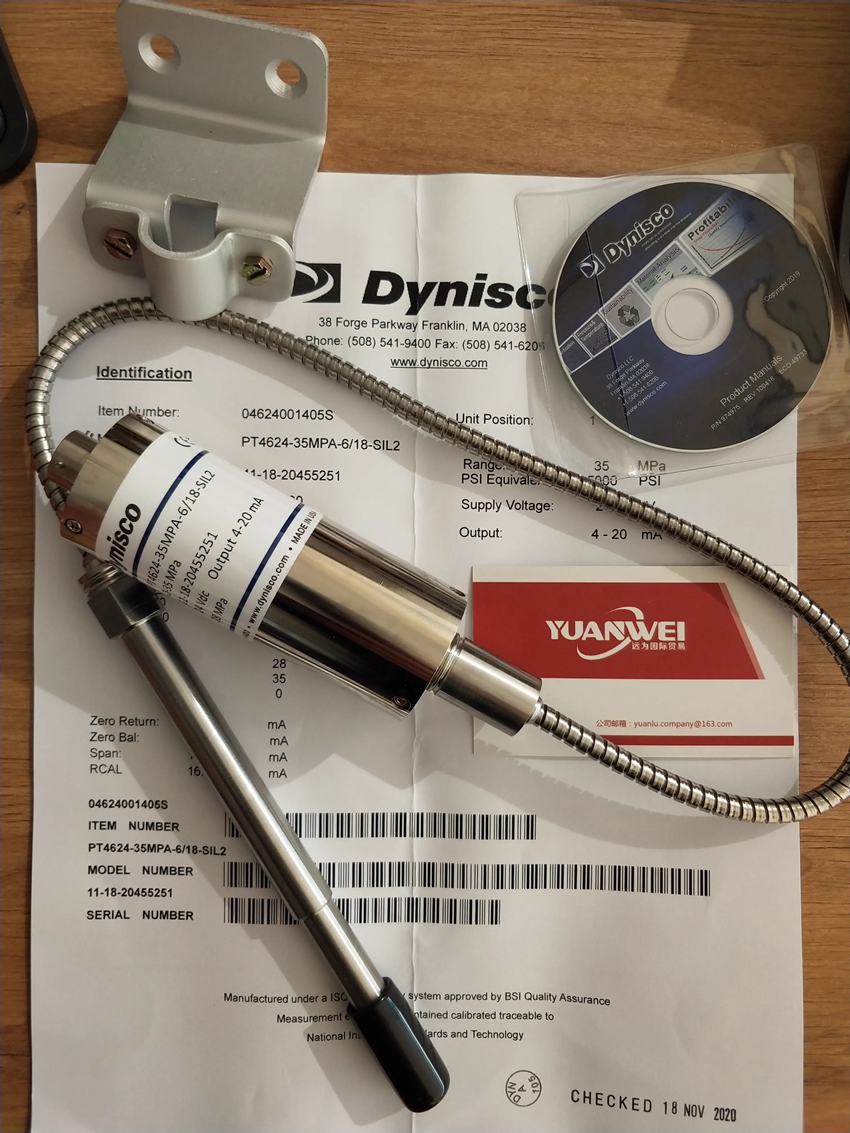 new 1pcs Dynisco High Temperature Melt Pressure Sensor PT4624-35MPA-6/18-SIL2 - DYNISCO