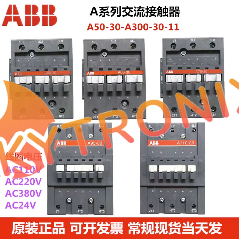 1Pcs ABB AC contactor A110-30-11 AC110V 1NO 1NC