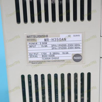 Used 1PC Mitsubishi MR-H350AN Servo Drive – Tested for Ship Applications - MITSUBISHI
