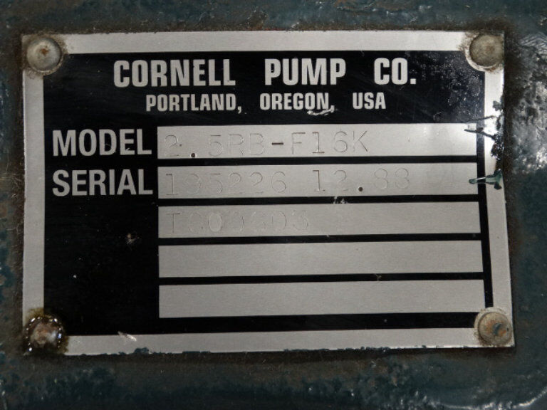 Cornell 2.5 HP 60Hz 20-30PSI Quiet Energy Efficient Pump for Home and Commercial Use - CORNELL