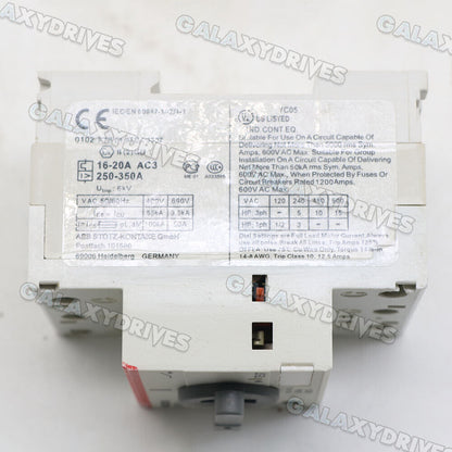 ABB MS325-20 Circuit Breaker 16-20A (1Pcs) - ABB