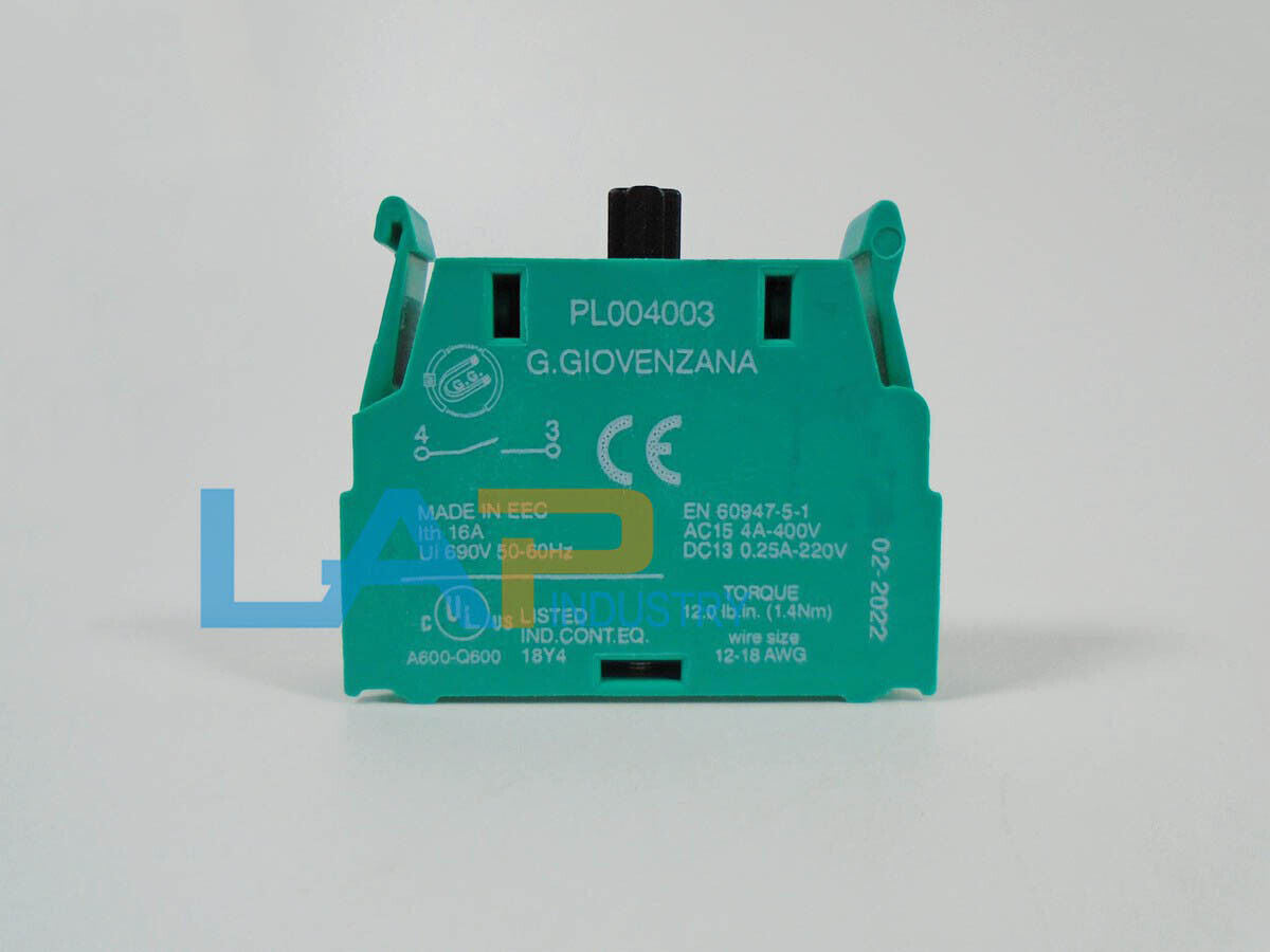 new GIOVENZANA Two-speed contacts PL004003 - GIOVENZANA