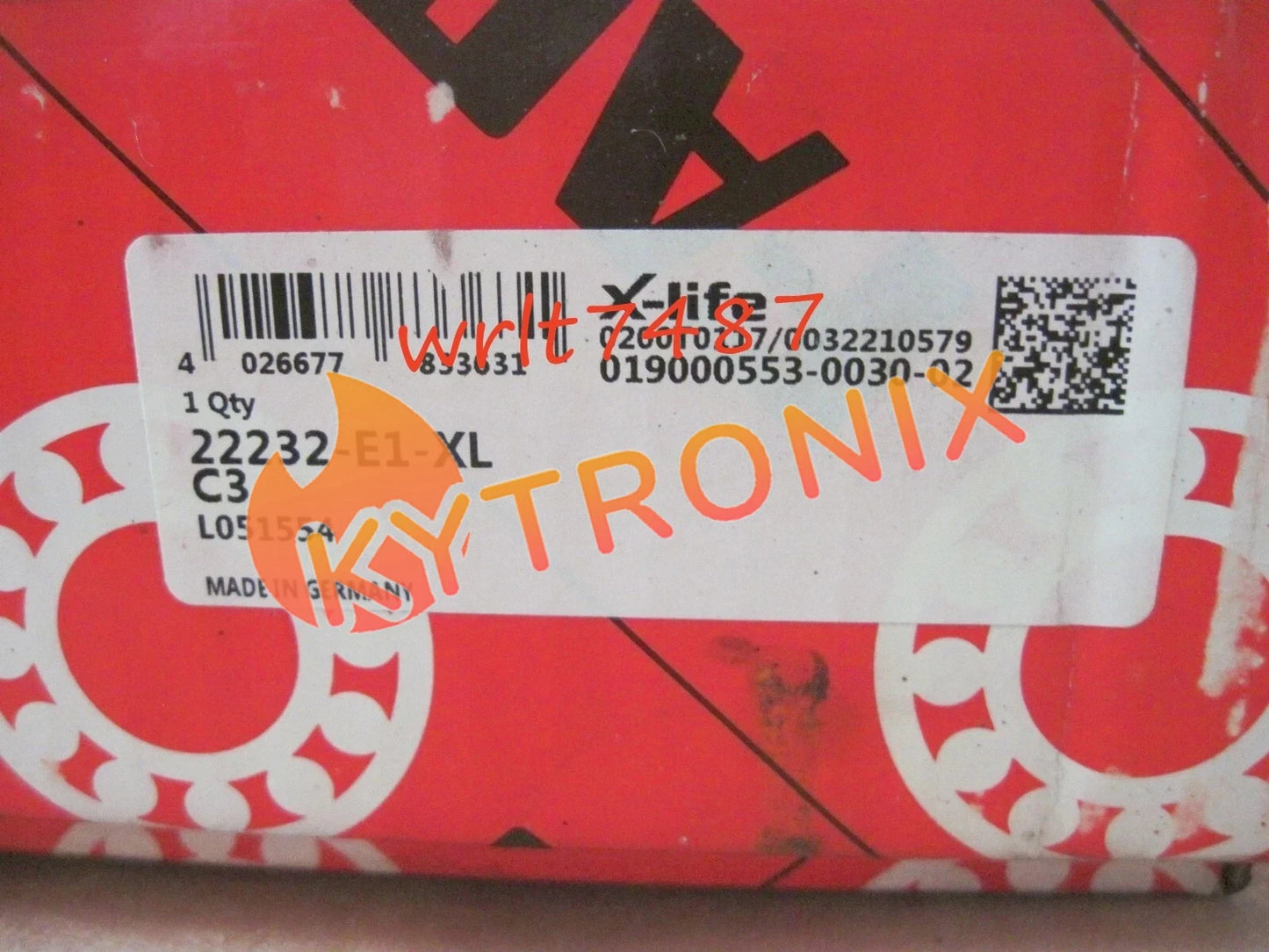 FAG 22232-E1-XL-C3 spherical roller bearing 1PCS