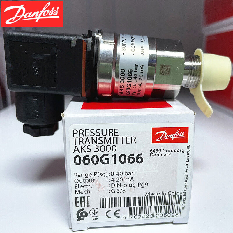 new 1pcs Danfoss AKS3000 060G1066 0-40bar Pressure Transmitter Sensor