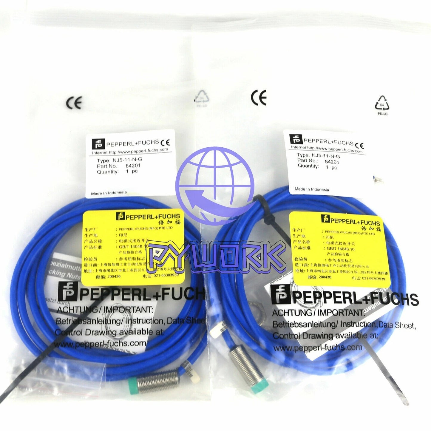 PEPPERL + FUCHS NJ5-11-N-G Inductive Proximity Sensor