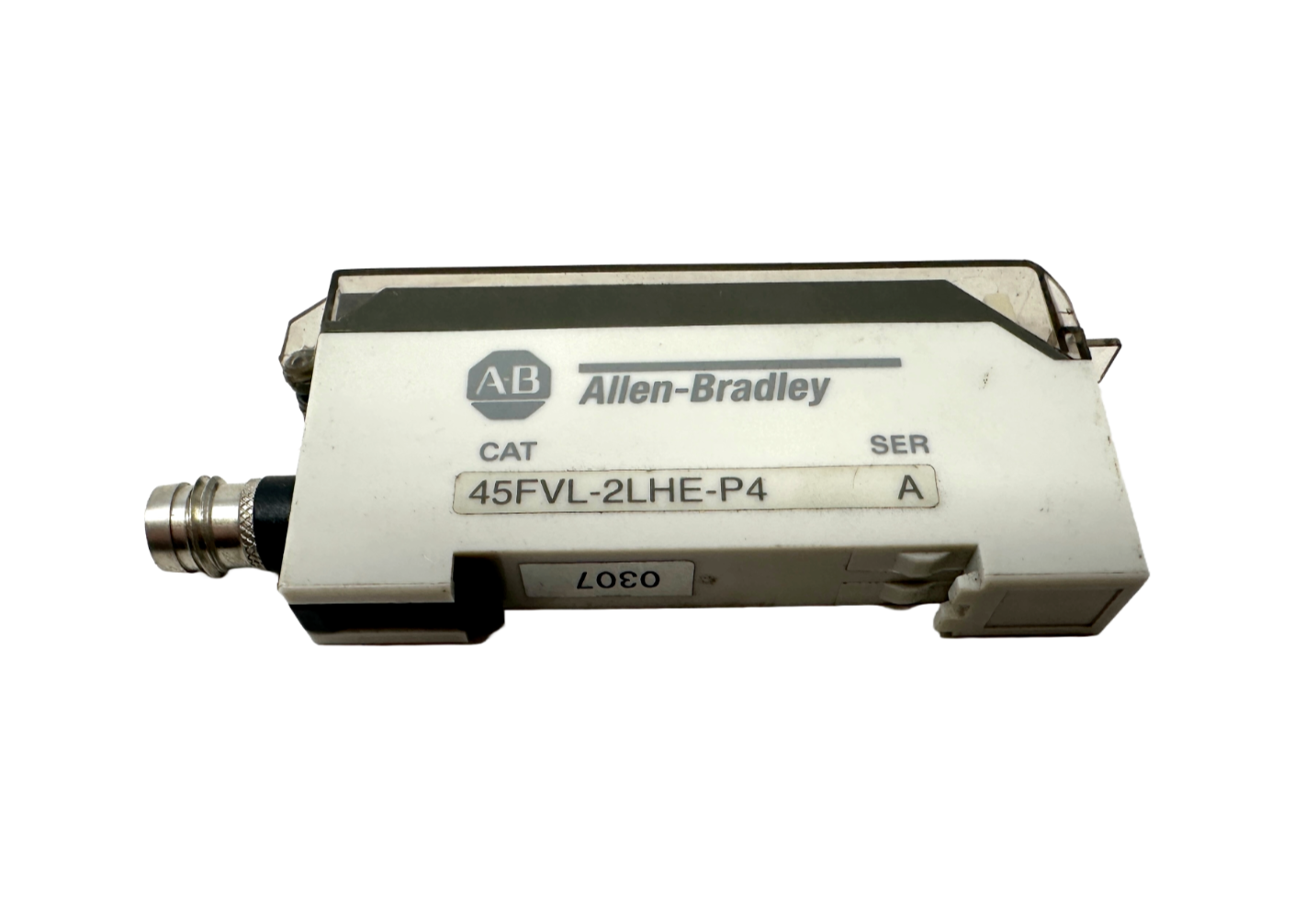 used Allen Bradley 45FVL-2LHE-P4 Fiber Optic Sensor - ALLEN BRADLEY