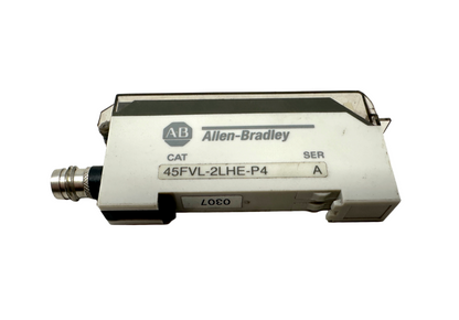 used Allen Bradley 45FVL-2LHE-P4 Fiber Optic Sensor - ALLEN BRADLEY
