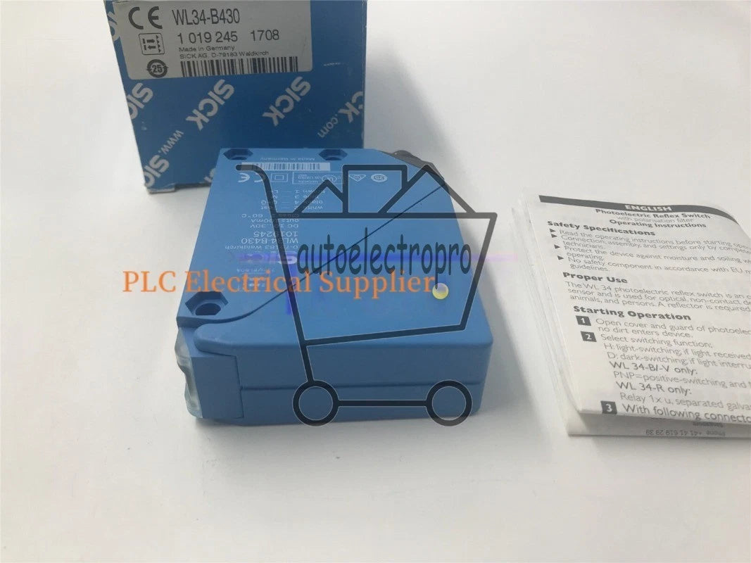 1X SICK Photoelectric sensor WL34-B430 1019245 Fast Delivery